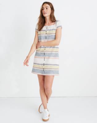 madewell cap sleeve dress