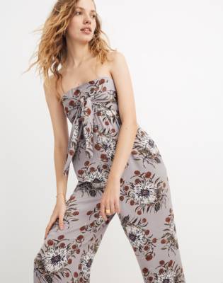 strapless petite jumpsuit