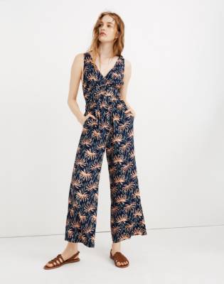 oasis animal print jumpsuit