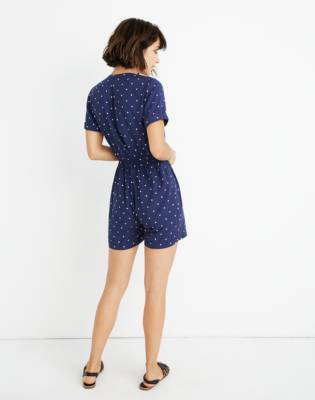 madewell button front day jumpsuit