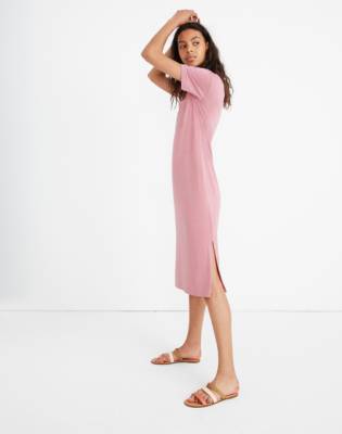 madewell midi tee dress