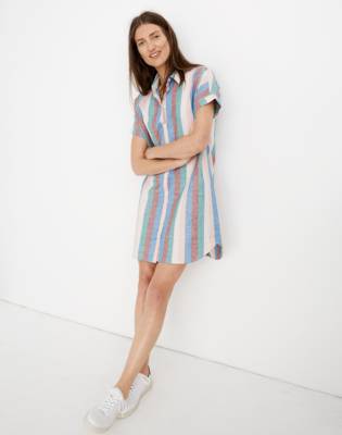 madewell central shirt dress