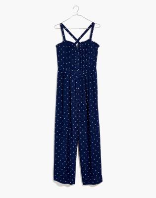 madewell polka dot jumpsuit
