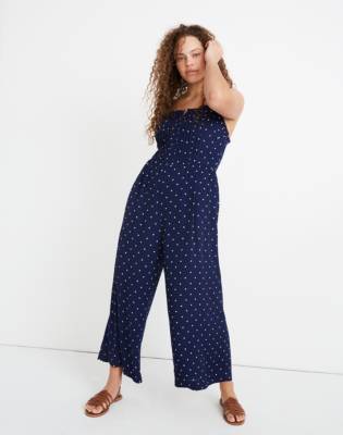 madewell denim pintuck cami dress