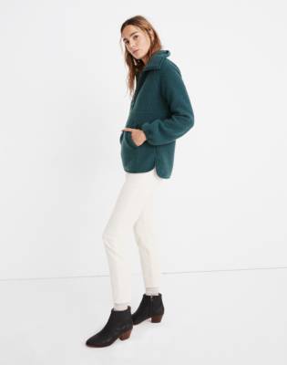 polartec sherpa popover hoodie