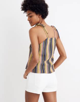 madewell crochet top