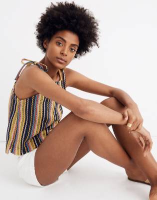 madewell crochet top