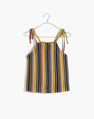 madewell crochet top