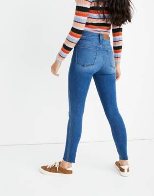 madewell raw hem jeans