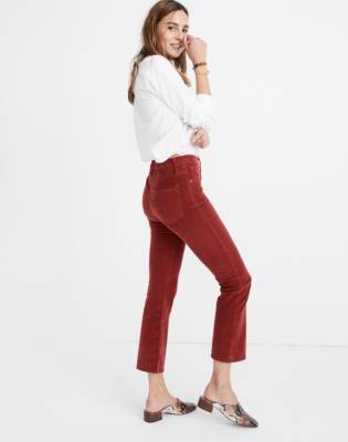 madewell red jeans