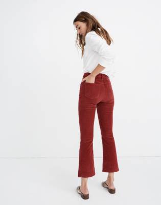 cali demi bootcut crop jeans madewell