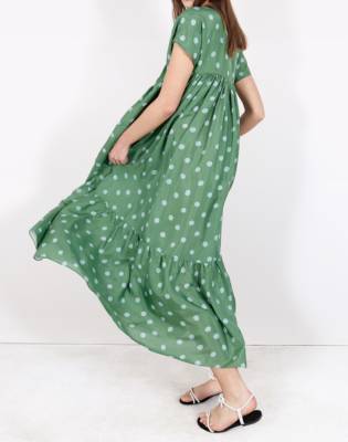 madewell polka dot dress