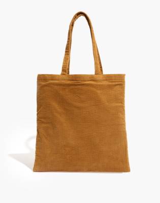 corduroy tote bag