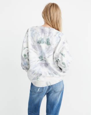 tie dye oversized sweatshirt