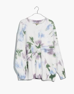 oversized tie dye sweatshirt