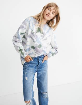 tie dye oversized sweatshirt