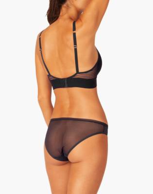lively stripe mesh bralette