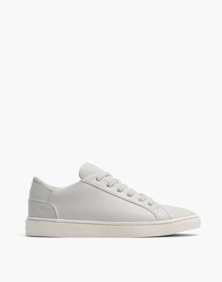 Mw Thousand Fell Vegan Leather Lace-up Sneakers In Light Grey | ModeSens