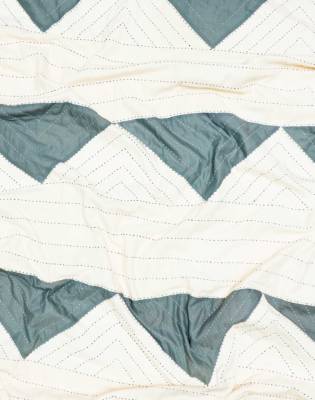 Anchal Organic Cotton Triangle Quilted Throw Blanket