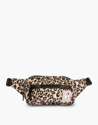 leopard waist bag