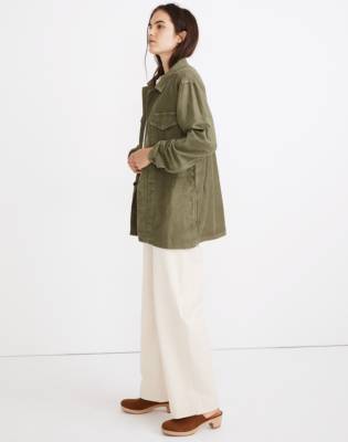 madewell autumn shirt jacket