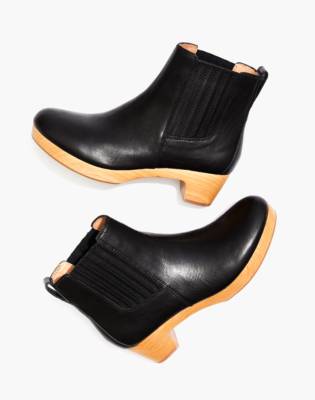 black clog boots