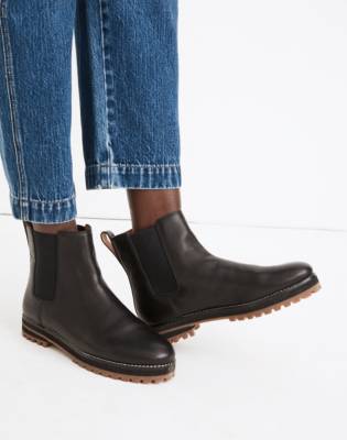 madewell black chelsea boots