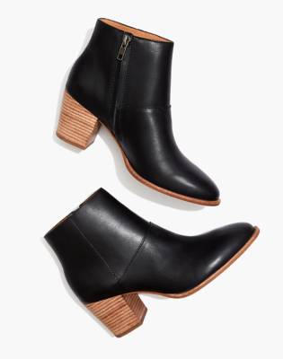 madewell black ankle boots