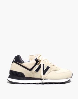 new balance 574 white leather