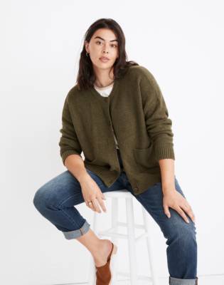 madewell grey cardigan