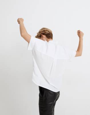 Daily Shirt in eyelet white image 3