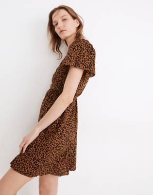 madewell leopard dress