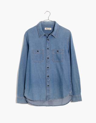 button up denim shirt