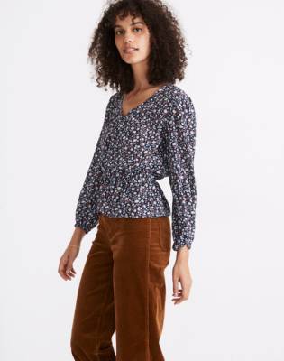 silk peplum