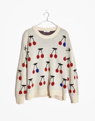 cherry sweater