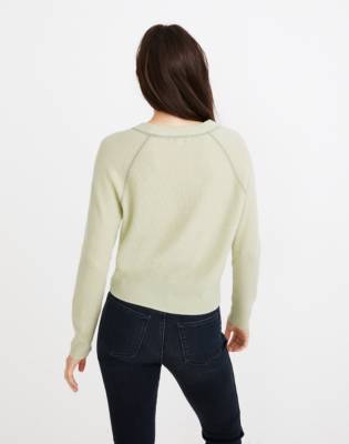 cashmere shrunken sweatshirt