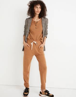 petite cashmere joggers