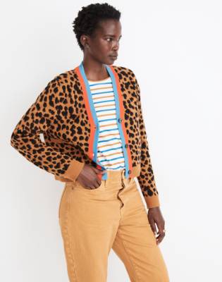 kule leopard cardigan