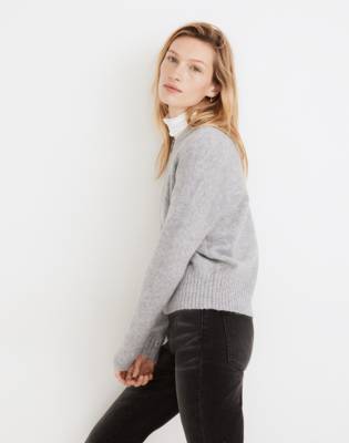 madewell half zip sweater