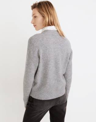 madewell half zip sweater