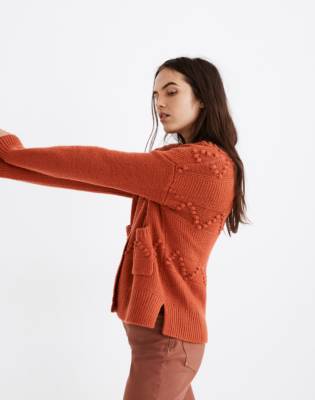 madewell surrey bobble cardigan