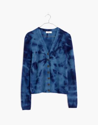 tie dye cardigan sweater
