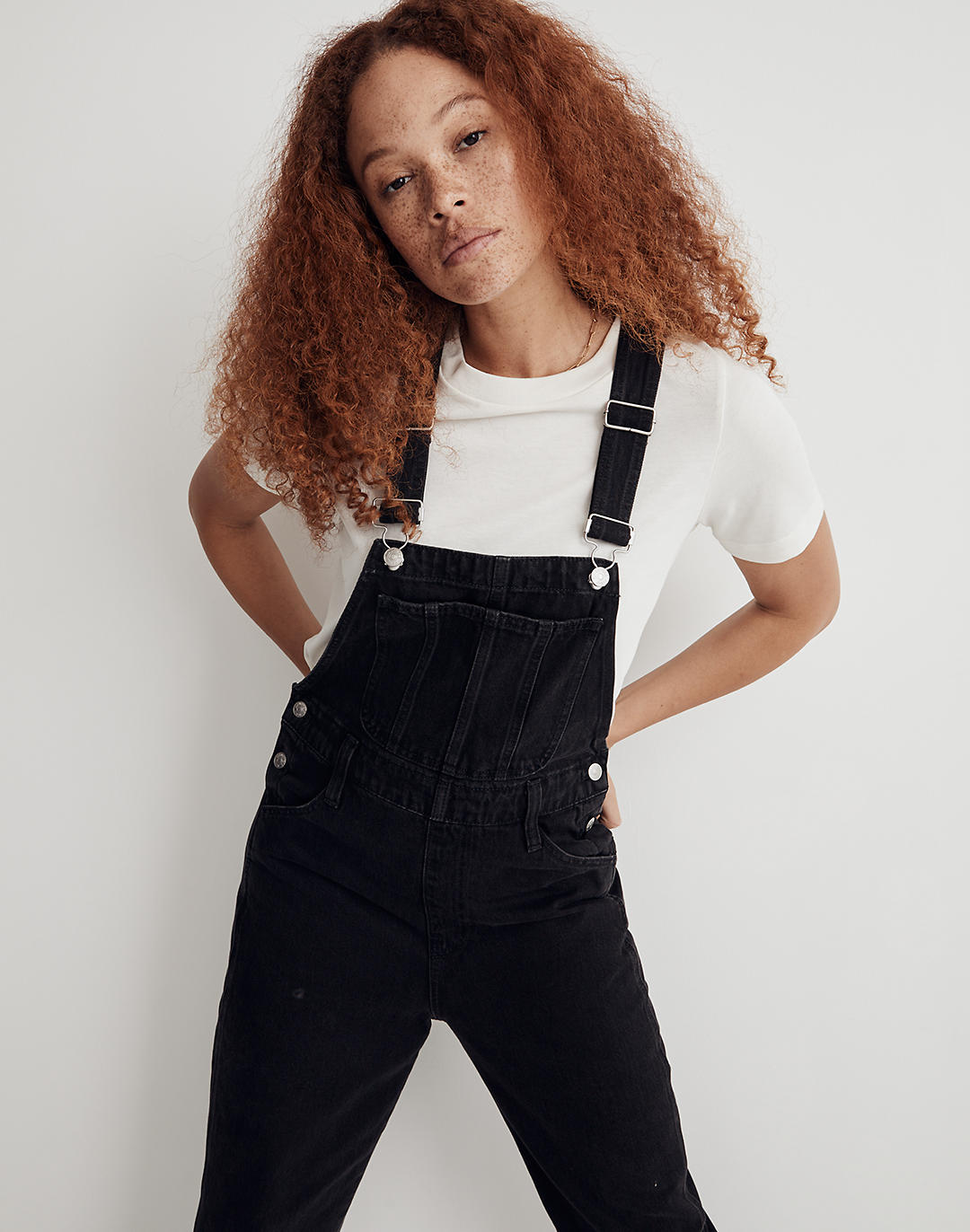 Women's Straight-Leg Overalls in Lunar Wash | Madewell