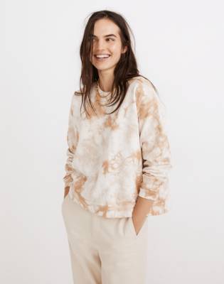 tie dye sweatshirt madewell