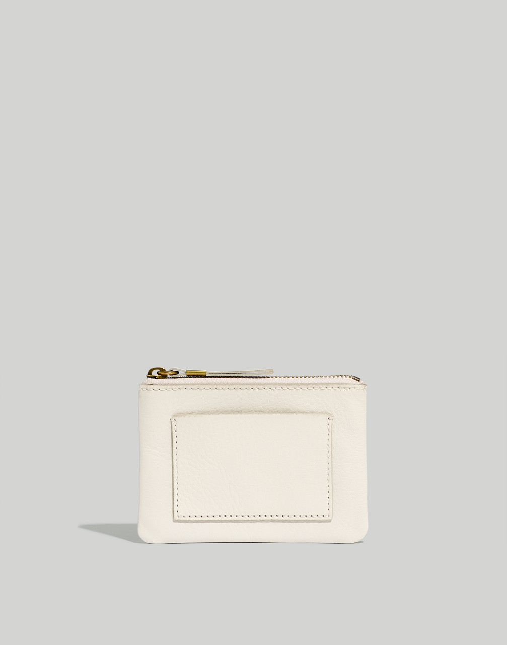 Mw The Leather Pocket Pouch Wallet In Neutrals