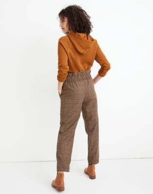 madewell plaid pants