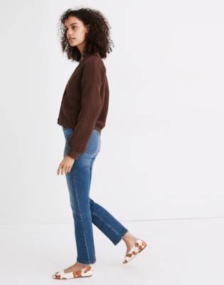 madewell cropped cardigan