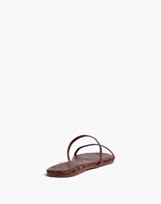 vegan leather flip flops