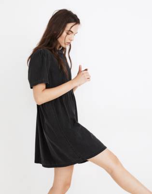 madewell denim babydoll dress