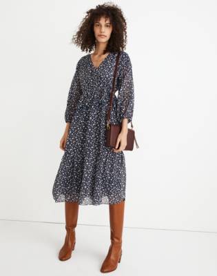 waist midi dress